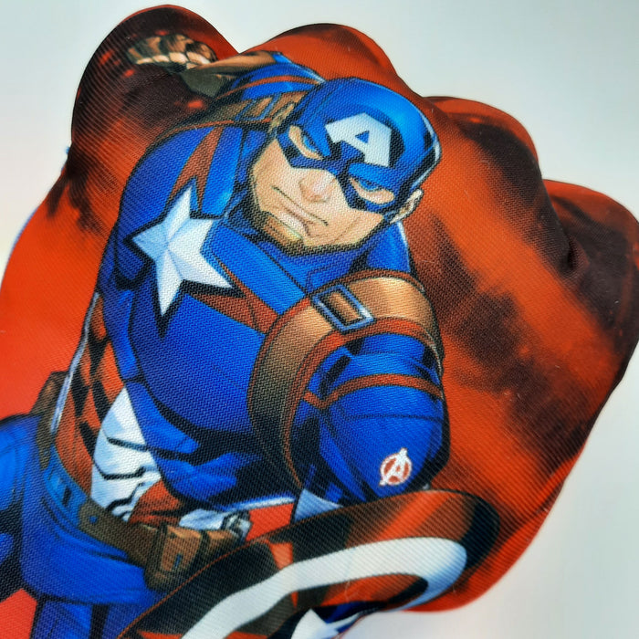 Marvel Avengers - Captain America - Edition 2023 - Pluche Handschoen - Knuffel - Speelgoed - 24 cm