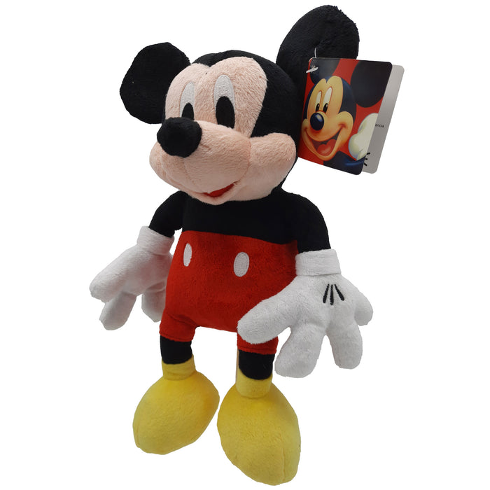 Disney - Mickey Mouse - Mickey - Pluche Knuffel - Rood - Koord met Zuignap - 30 cm