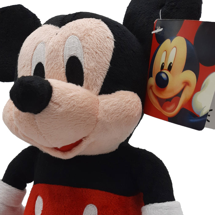 Disney - Mickey Mouse - Mickey - Pluche Knuffel - Rood - Koord met Zuignap - 30 cm