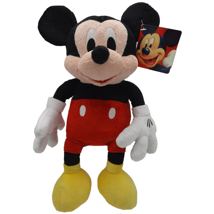 Disney - Mickey Mouse - Knuffel Voordeelset - Mickey & Minnie - Koord met Zuignap - 30 cm