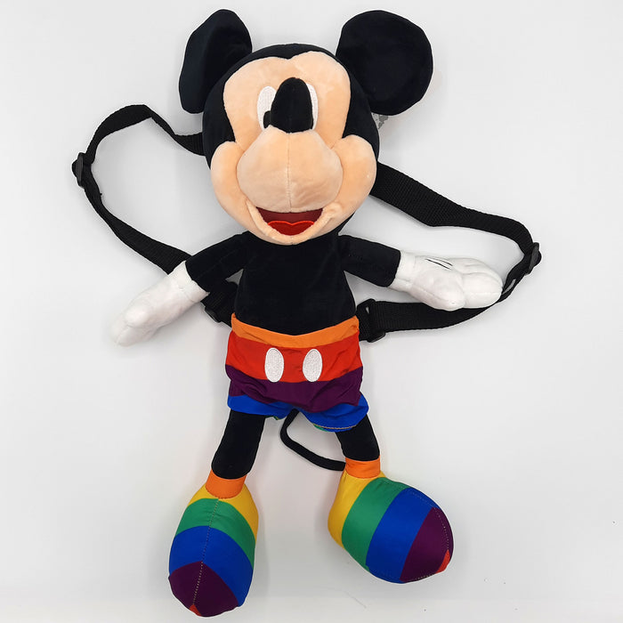 Mickey Mouse - Rucksack - Rucksack - Disney Hug - Lässig - Regenbogenfarbe (18 x 16 x 40 cm)