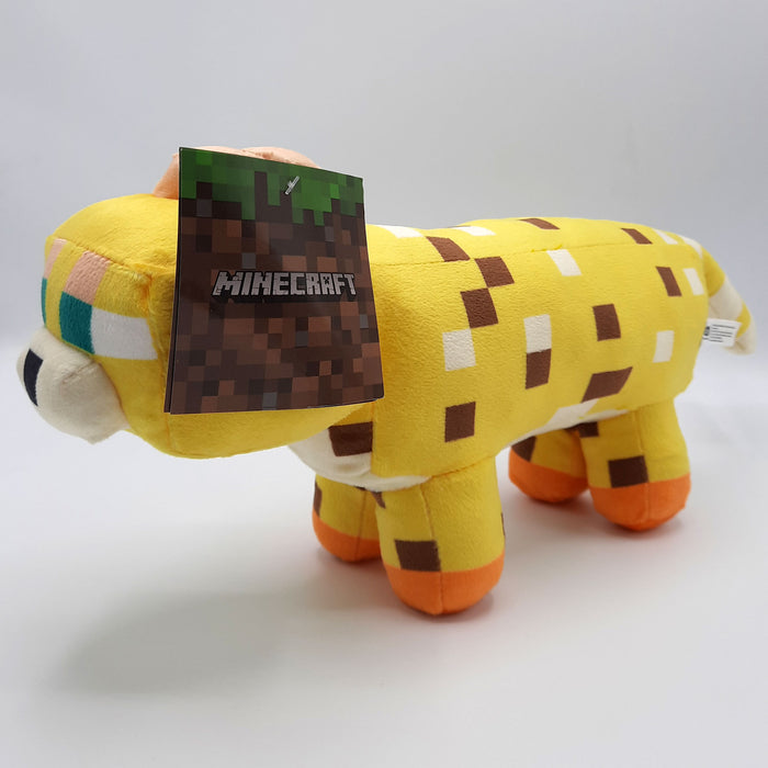 Minecraft - Ocelot Kat - Knuffel - Pluche - Officiële Licentie - Plushie Speelgoed - 32 cm