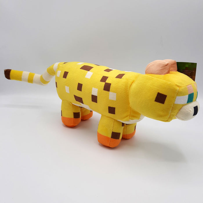 Minecraft - Ocelot Kat - Knuffel - Pluche - Officiële Licentie - Plushie Speelgoed - 32 cm