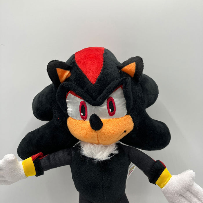 Sonic the Hedgehog 2 - Knuffel - Shadow the Hedgehog - Pluche - Zwart - 32 cm