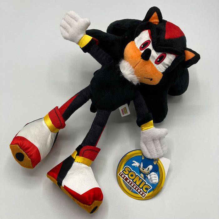 Sonic the Hedgehog 2 - Knuffel - Shadow the Hedgehog - Pluche - Zwart - 32 cm