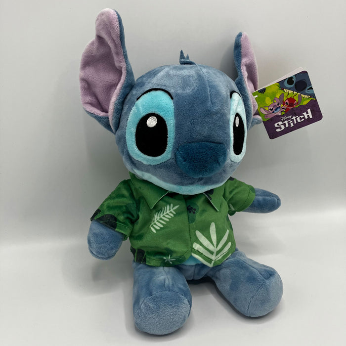 Disney - Lilo en Stitch - Knuffel - Hawaii  Overhemd - Groen - 30 cm