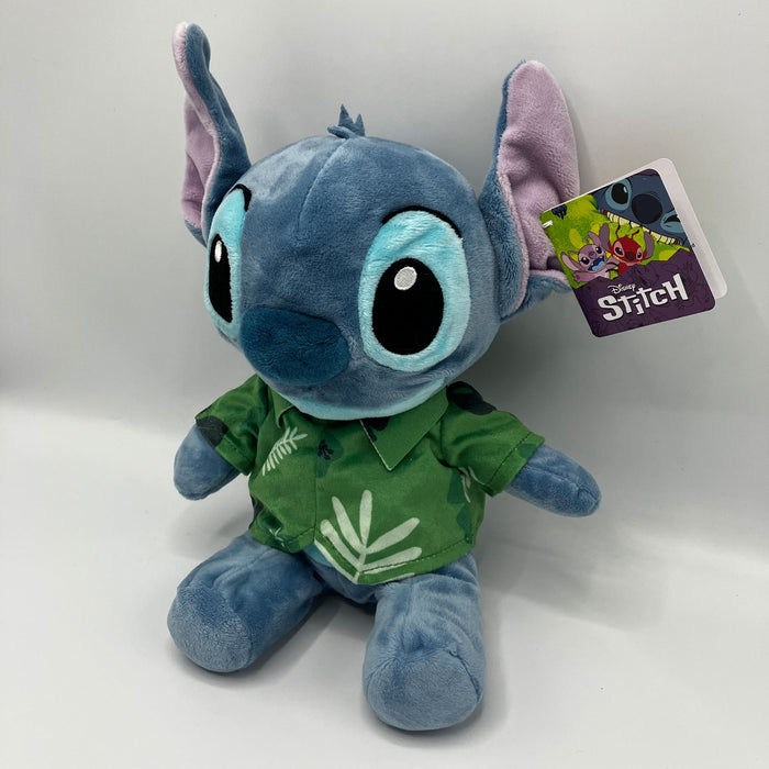 Disney - Lilo en Stitch - Knuffel - Hawaii  Overhemd - Groen - 30 cm