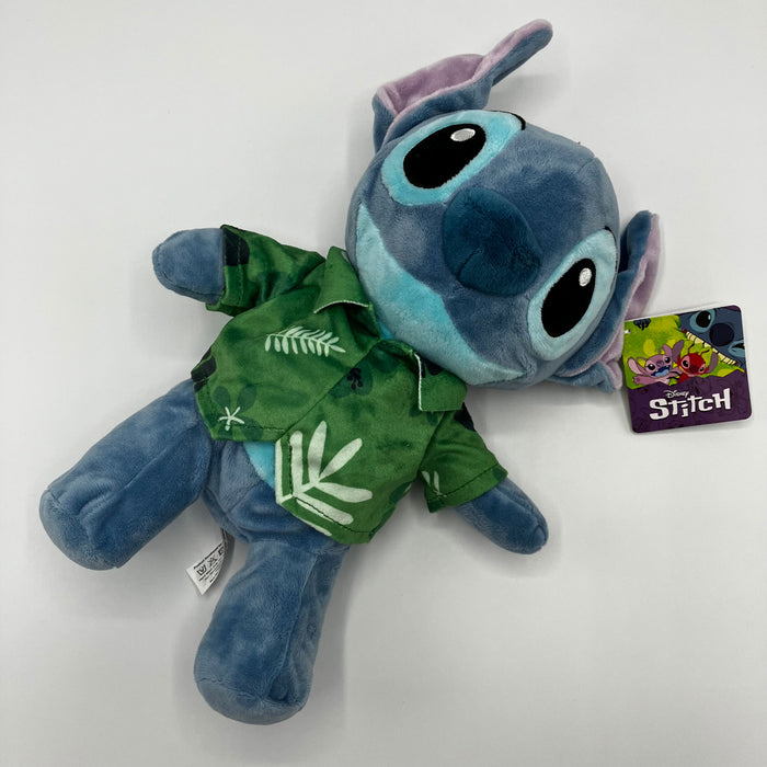 Disney - Lilo en Stitch - Knuffel - Hawaii  Overhemd - Groen - 30 cm