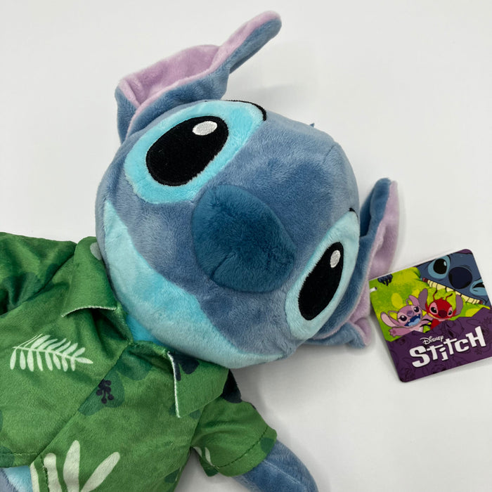 Disney - Lilo en Stitch - Knuffel - Hawaii  Overhemd - Groen - 30 cm