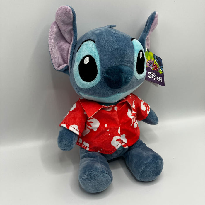 Disney - Lilo en Stitch - Knuffel - Hawaii  Overhemd - Rood - 30 cm