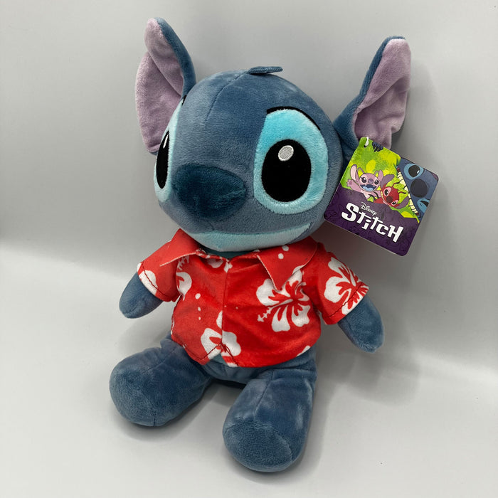 Disney - Lilo en Stitch - Knuffel - Hawaii  Overhemd - Rood - 30 cm