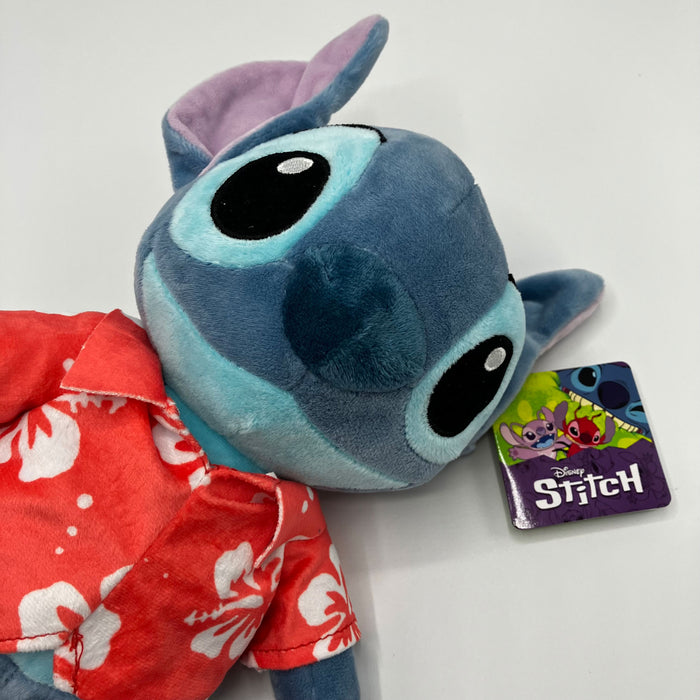 Disney - Lilo en Stitch - Knuffel - Hawaii  Overhemd - Rood - 30 cm