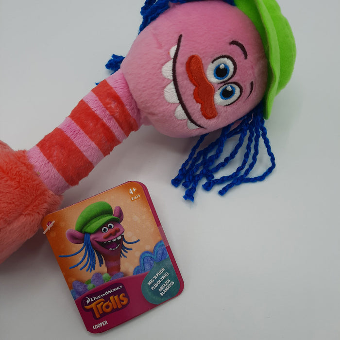 Trolls - Cooper - Pluche Knuffel - Speelgoed Poppetjes (30 cm)