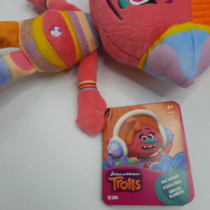 Trolls - DJ Suki - Pluche Knuffel - Speelgoed Poppetjes (27 cm)