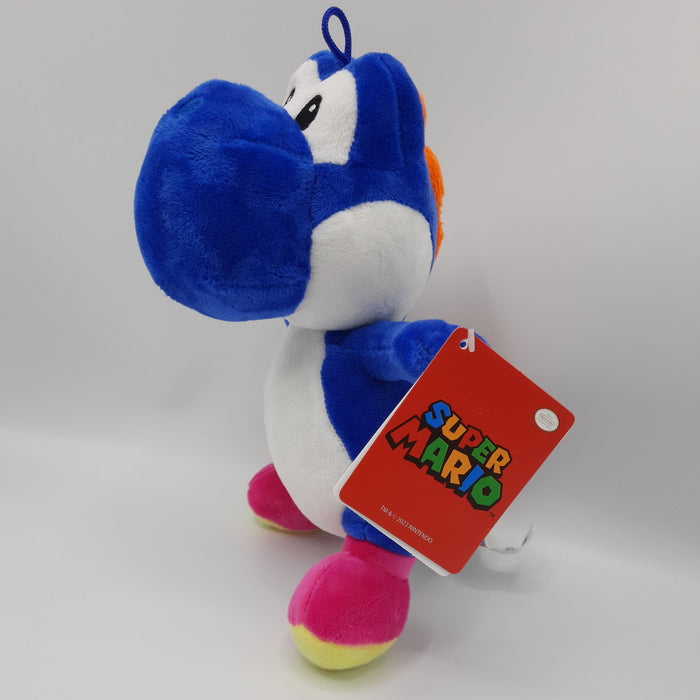 Yoshi Blauw - Super Mario - Knuffel - Pluche - 28 cm