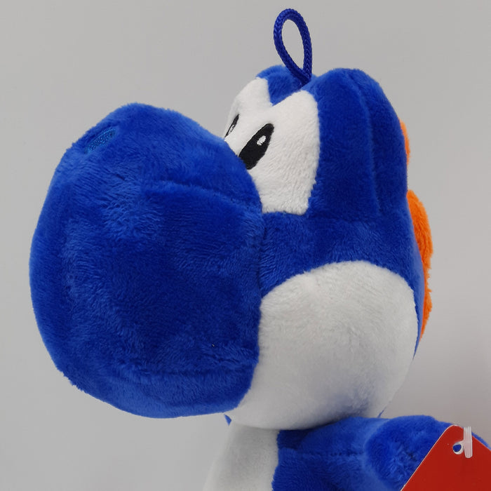 Yoshi Blauw - Super Mario - Knuffel - Pluche - 28 cm