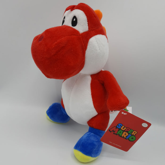 Yoshi Red - Super Mario - Kuscheltier - Plüsch - 28 cm